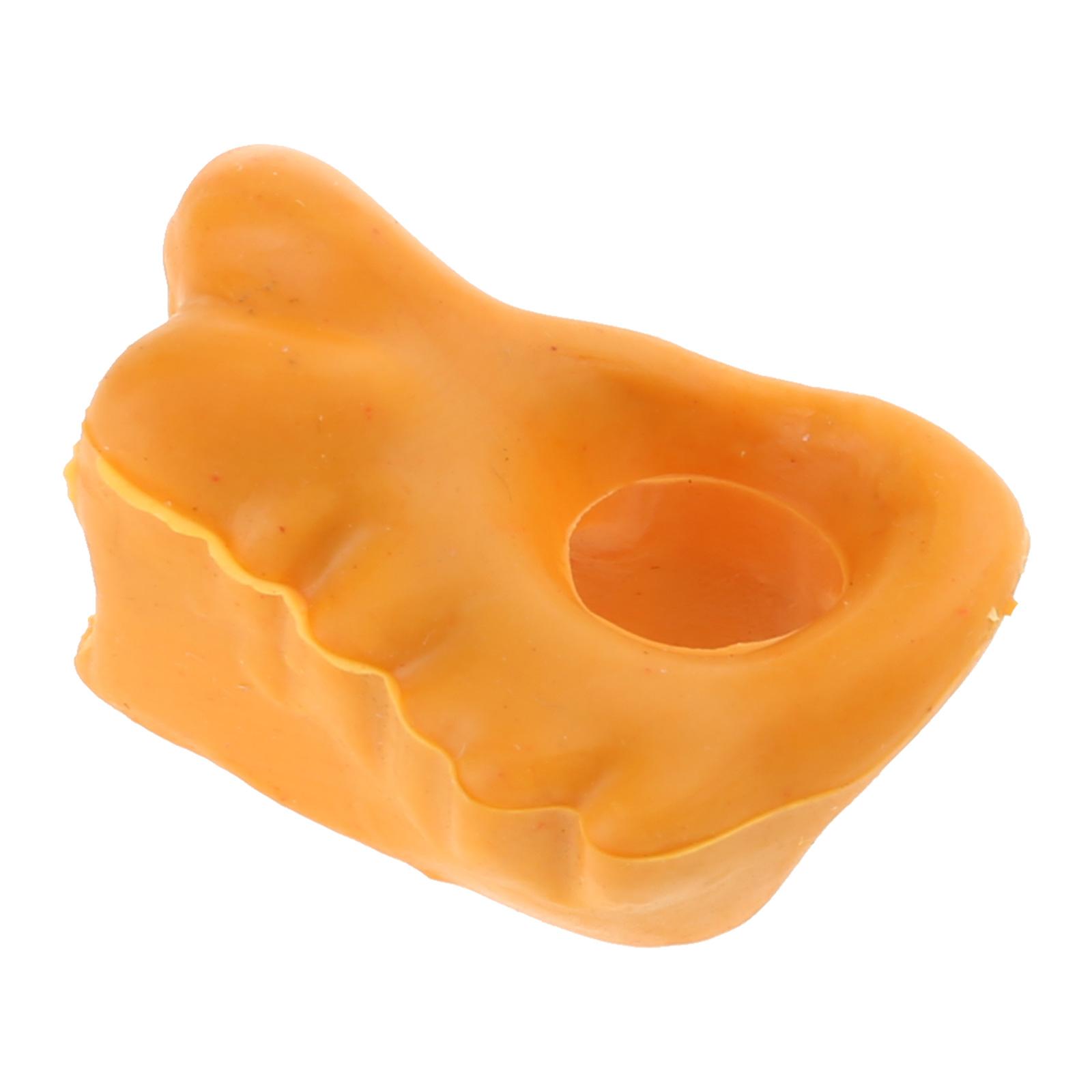 Корректор захвата скрипичного смычка, Тренажер для пальцев, Силиконовый корректор захвата скрипичного смычка для детей и взрослых оранжевый