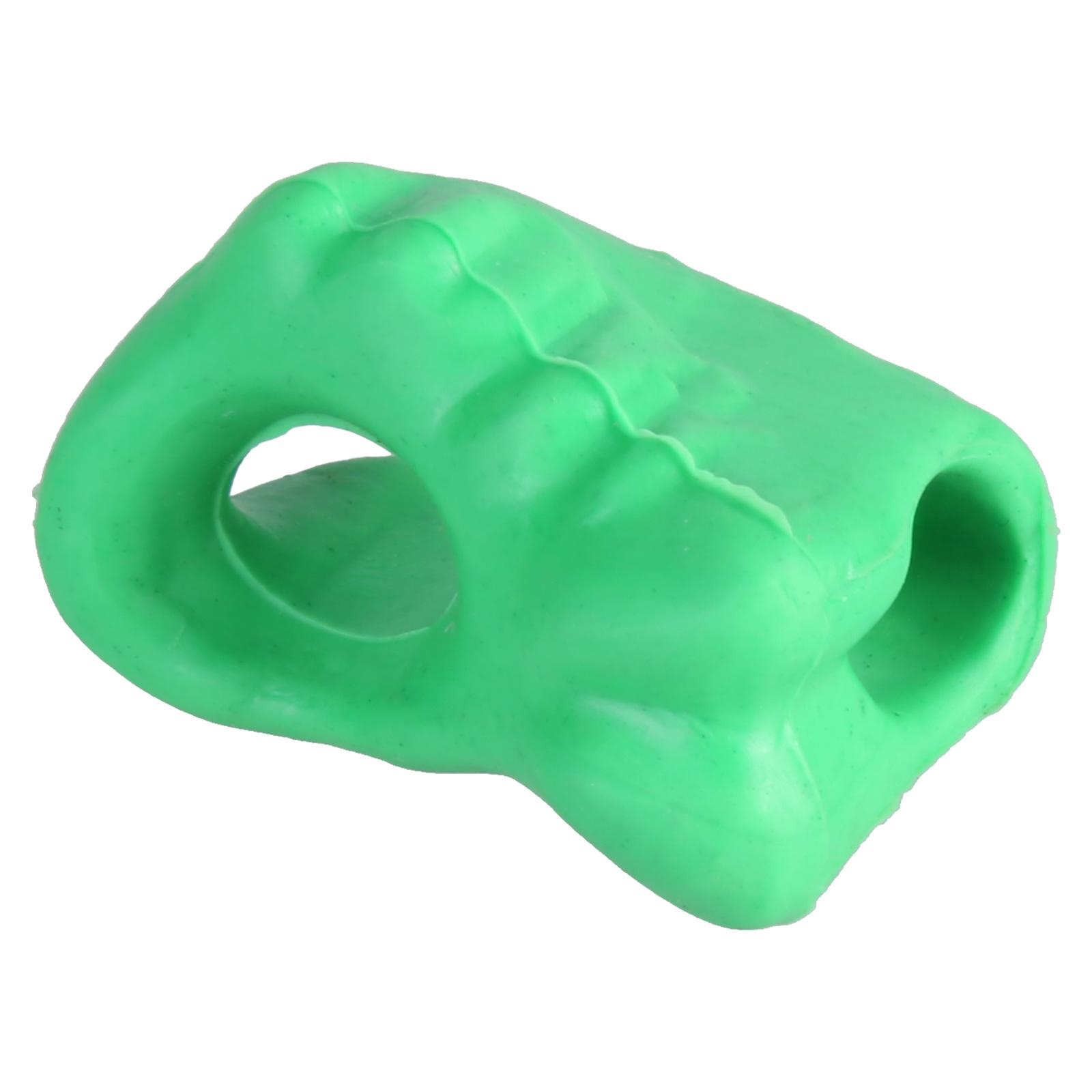 Корректор захвата скрипичного смычка, Тренажер для пальцев, Силиконовый корректор захвата скрипичного смычка для детей и взрослых зелёный